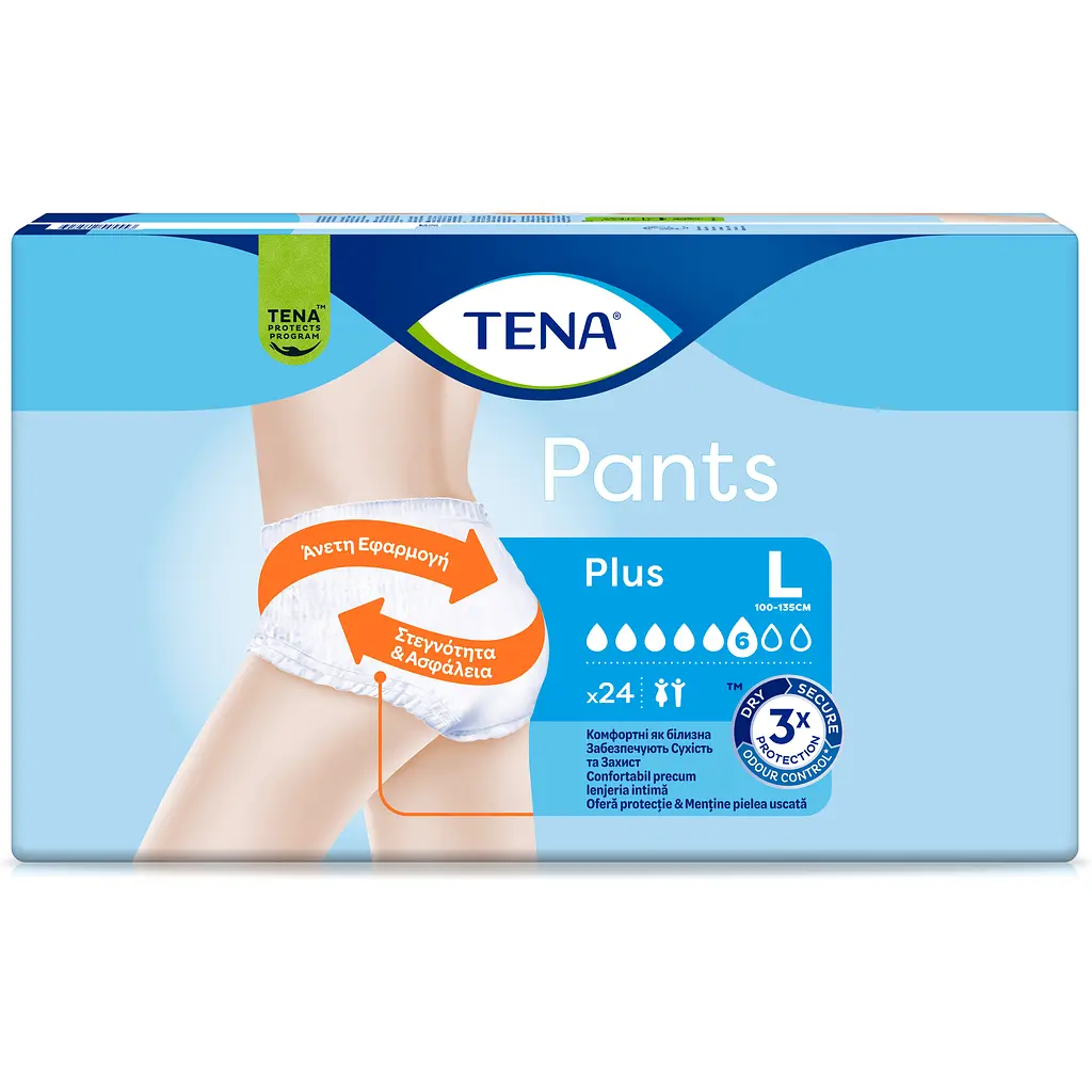 Труси-підгузки для дорослих Tena Pants Plus Largе 24 шт. - фото 2