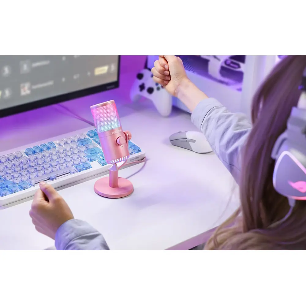 Микрофон Maono DM30 RGB Pink [119502] - фото 8