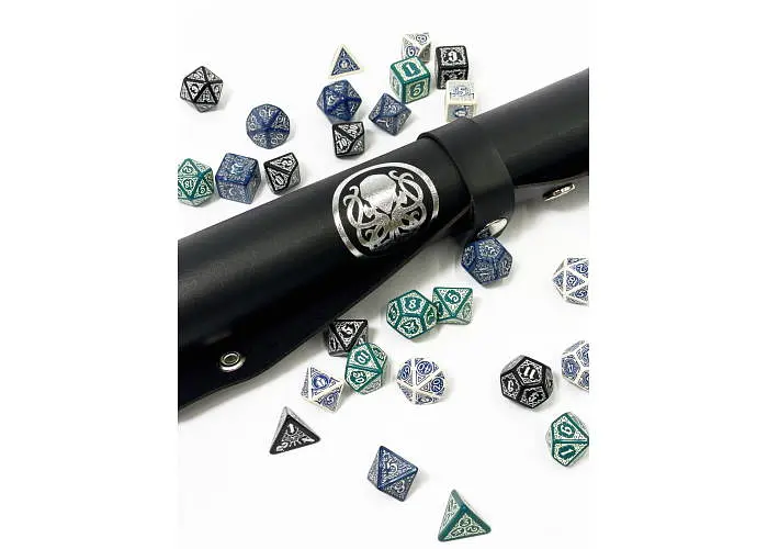 Настільна гра Планета Ігор Лоток для кубиків Ктулху (чорний) (Dice tray Cthulhu black) (pi-dt001) - фото 5
