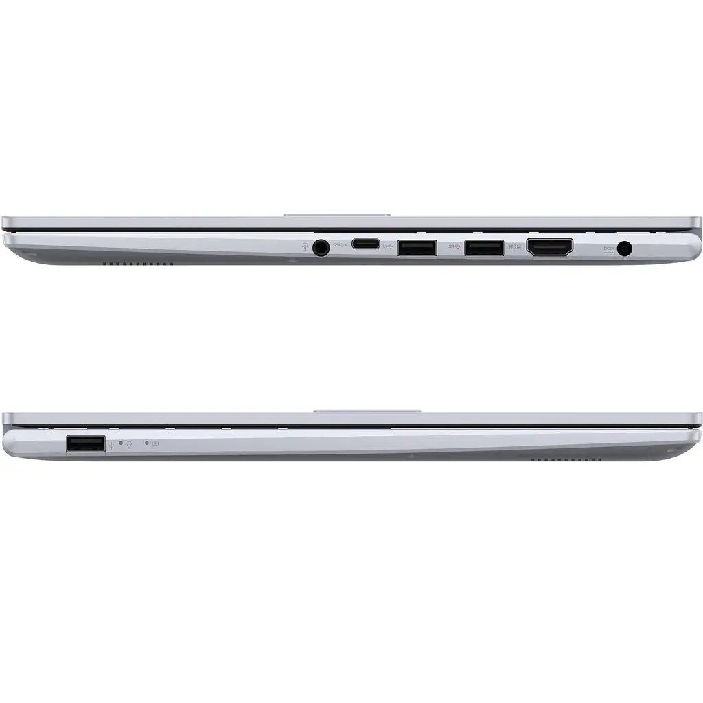 Ноутбук ASUS Vivobook 15X K3504VA-BQ408 15.6' FHD, Intel i3-1315U, 16GB, F512GB, UMA, noOS, Сріблястий (90NB10A2-M00FP0) - фото 6