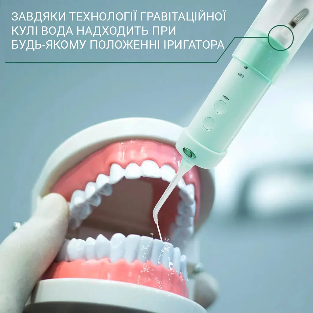 Іригатор H2ofloss HF-10 Mini Green - фото 4