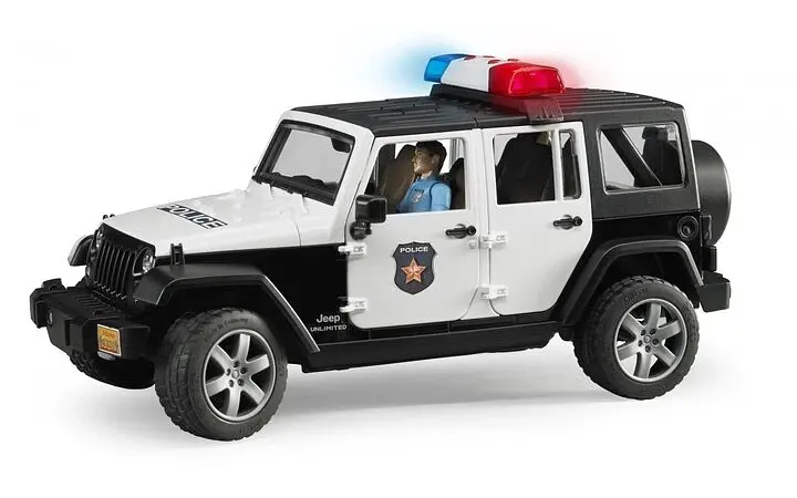 Набір іграшковий Поліцейське авто JEEP Wrangler Unlimited Rubicon 2526 Різнокольоровий shop (2400670617016) - фото 3
