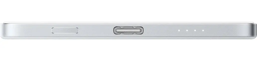 Зовнішній акумулятор Xiaomi UltraThin Magnetic 15W 5000mAh (MDY-20-EB / BHR08Z2GL) УМБ срібляста - фото 7