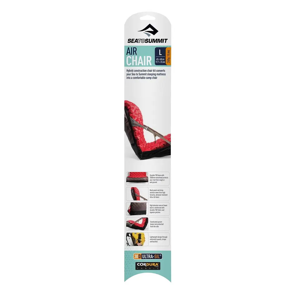 Чохол-крісло Sea To Summit Air Chair Updated Regular Червоний - фото 2