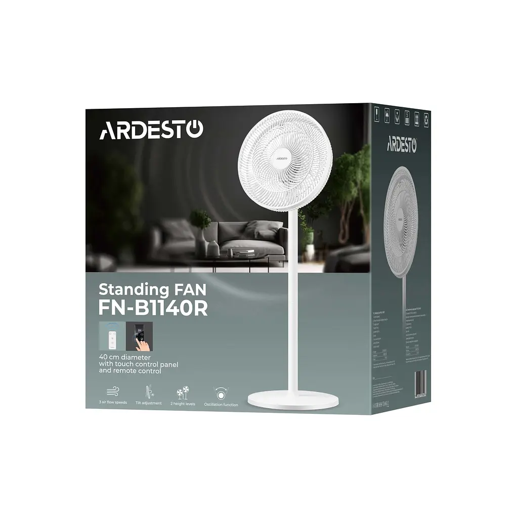 Вентилятор ARDESTO FN-B1140R - фото 9