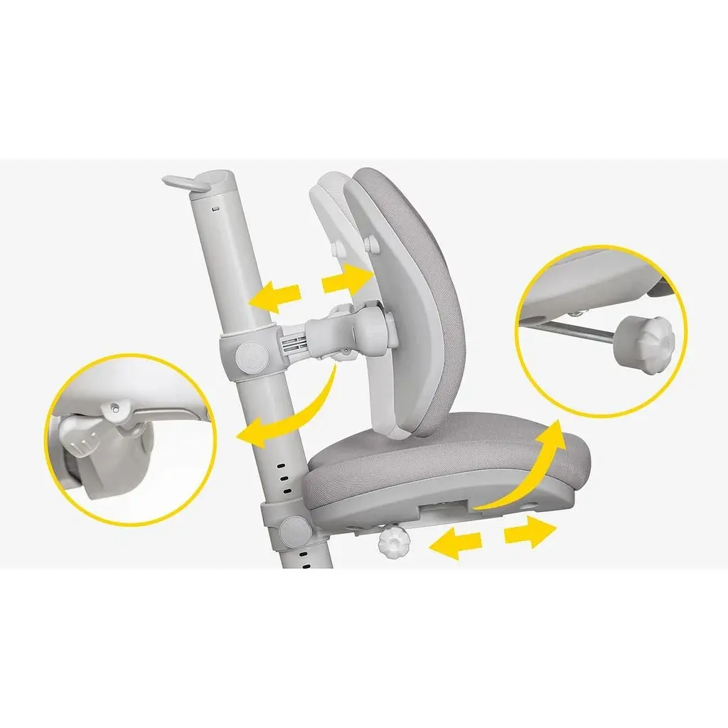 Детское кресло Mealux Ortoback Plus Grey (Y-508 G Plus)  - фото 5