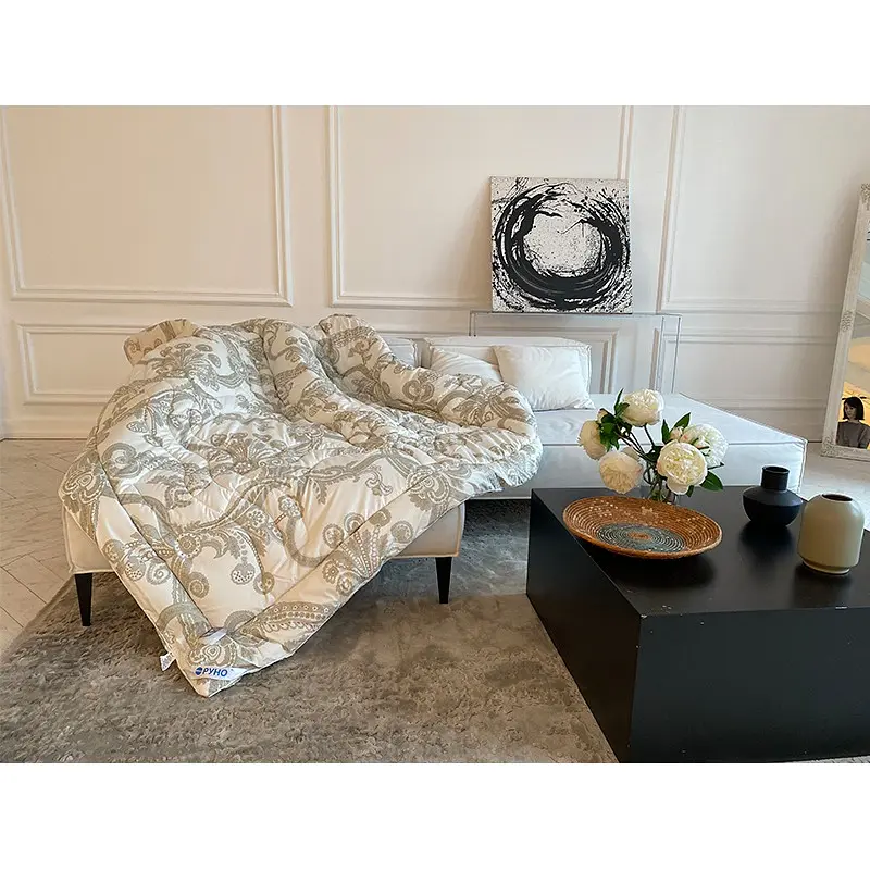 Набір ковдра та 2 подушки Luxury бежевий (172.29ШЕУ_Luxury) - фото 4