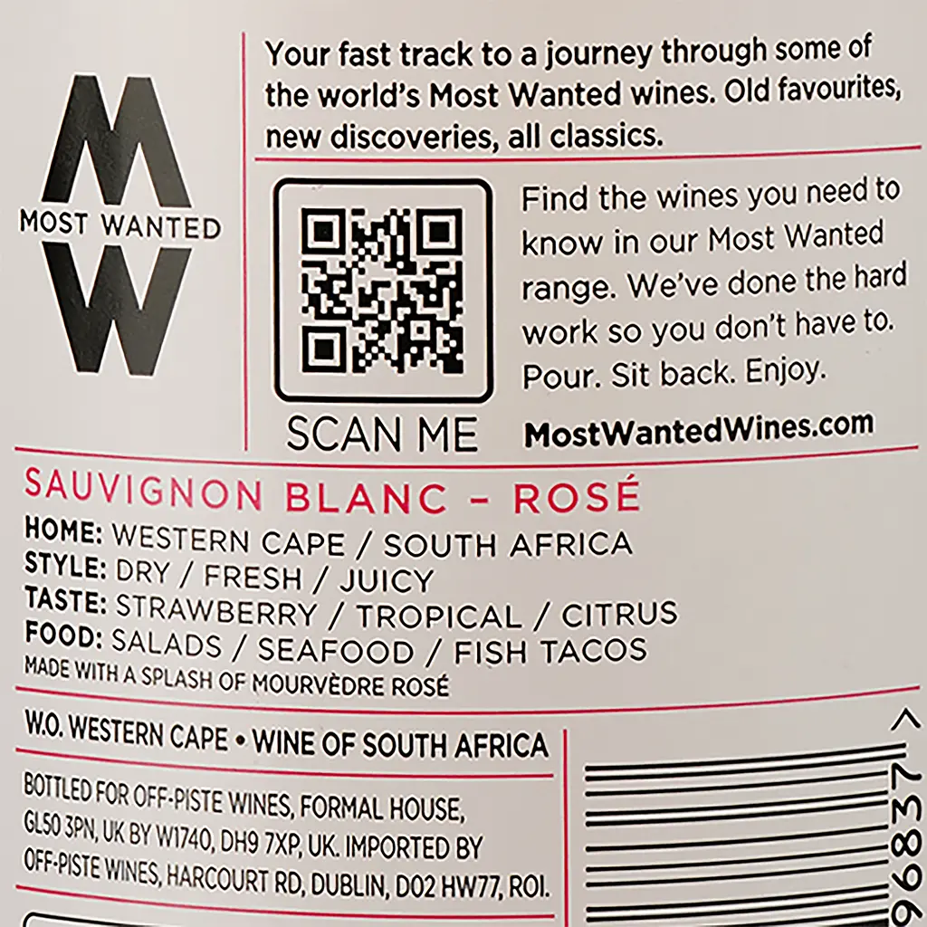 Вино Most Wanted Sauvignon Blanc rose, 0,75 л (863039) - фото 2