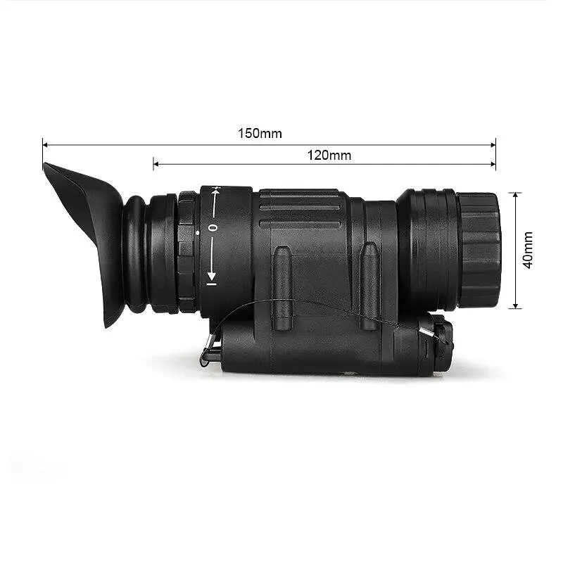 Тактический монокуляр ночного видения Night Vision PVS-14 + адаптер на шлем L4G24 + J-arm Mount + Рог дугой - фото 6