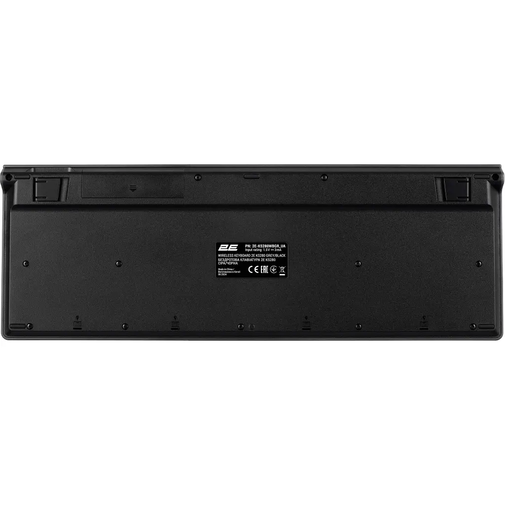 Клавіатура 2E KS280 Wireless/Bluetooth Black-Gray (2E-KS280WBGR_UA) - фото 2