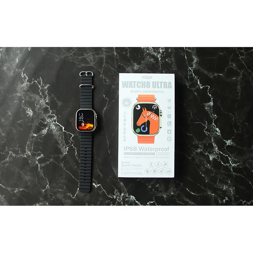 Смарт годинник Remax Smart Watch 8 Ultra чорний - фото 6