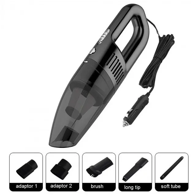 Автомобільний пилосос XO CZ001A Car Vacuum Cleaner бепровідний акумуляторний чорний - фото 2