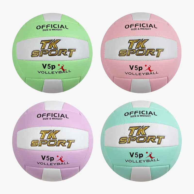 М'яч волейбольний TK Sport №5 м'який PVC 280-300 г C66705 в асортименті - фото 2