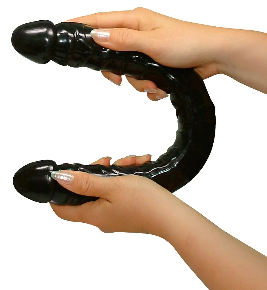 Двосторонній фалоімітатор You2Toys Ultra-Dong 43 см чорний - фото 2