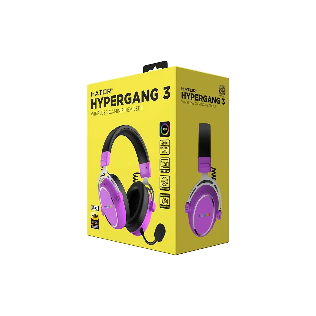 Навушники Hator Hypergang 3 Hi-Res Cyber Violet (ESH52) - фото 8