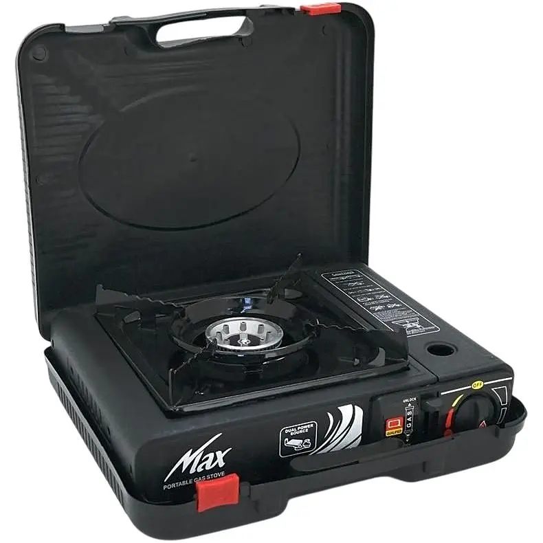 Портативная газовая плита Voltronic MAX-664 под газовые баллоны бутан и пропан-бутан [MAX-66] [150245] - фото 4