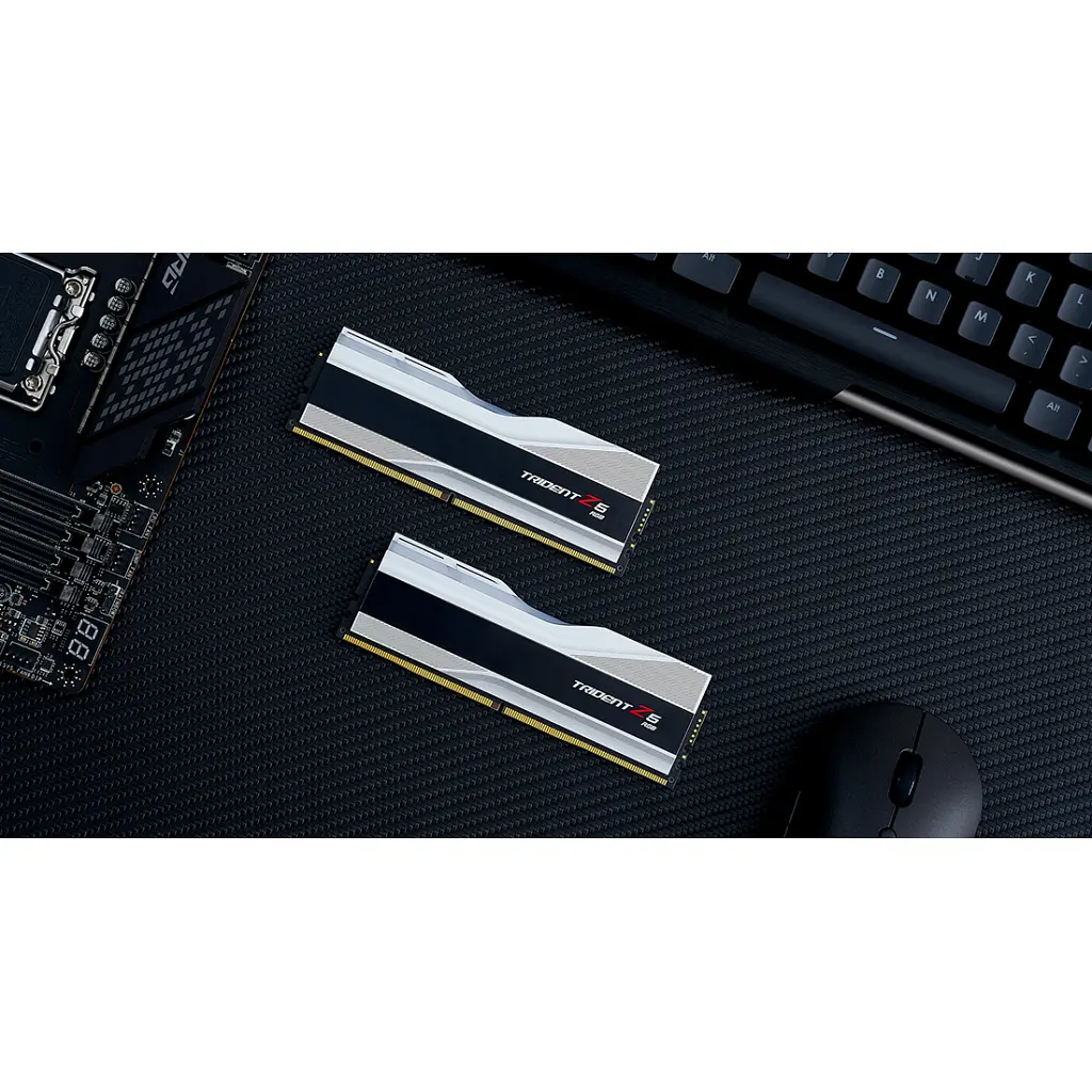 Модуль пам'яті для комп'ютера DDR5 32GB (2x16GB) 6000 MHz Trident Z5 RGB Silver G.Skill (F5-6000J3636F16GX2-TZ5RS) - фото 7