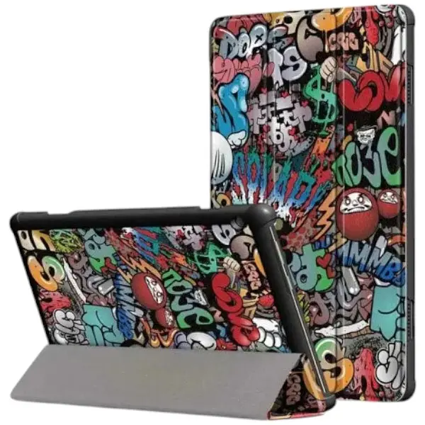 Чехол-книжка для планшета Lenovo Tab M10 TB-X505F/X505L/X605L кожа PU Граффити - фото 1