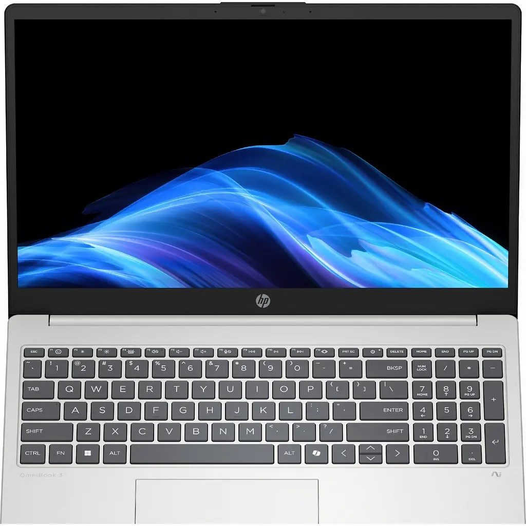 Ноутбук HP 15.6 OmniBook 3 15-fn0012ua FHD IPS/Ryzen AI 7 350/16GB/512SSD/Radeon/W11H/Silver (C9NG8EA) - фото 4