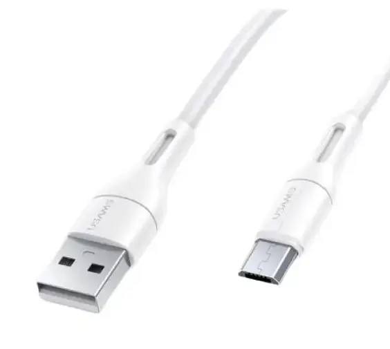 Кабель USAMS SJ502 U68 Micro Charging & Data Cable 1M White