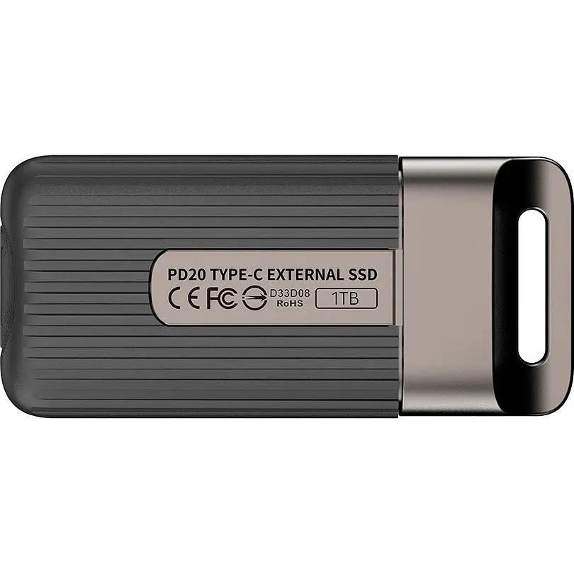 Зовнішній SSD накопичувач Team PD20 Mini 1 TB [TPSEG5001T0C102] [118235] - фото 2