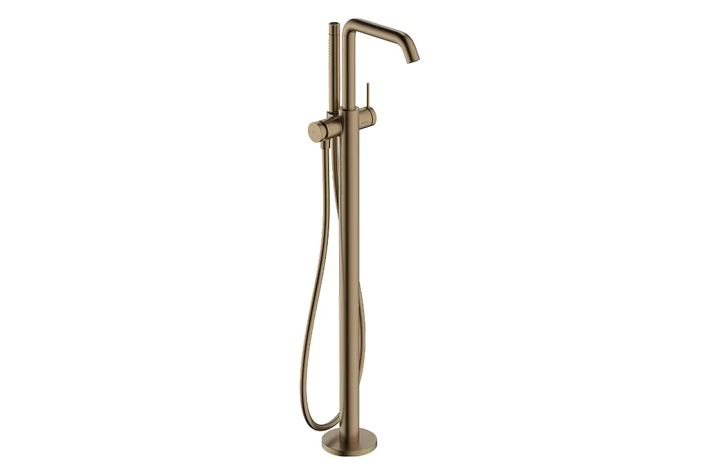 Змішувач для ванни Hansgrohe Tecturis S підлоговий brushed bronze 73440140