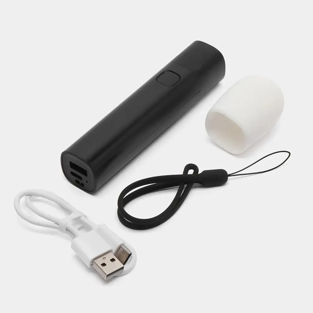 Ліхтарик акумуляторний Xiaomi SOLOVE X3S + Power Bank 3000 mAh Black - фото 5