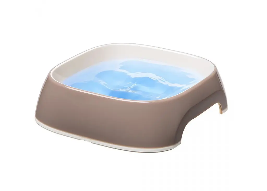 Миска для собак Ferplast Glam Medium пластикова сіра 20x18.5x6 см 750 мл 71214021 - фото 2