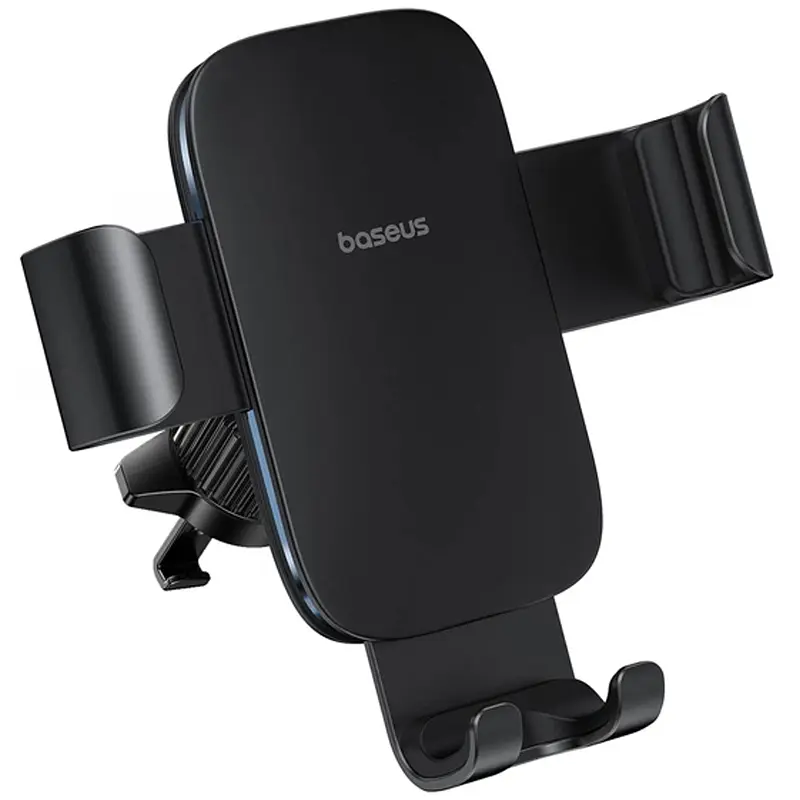 Автотримач Baseus Metal Age 3 Gravity Car Mount (Air Outlet Version) (C40467600) Cluster Black - фото 3