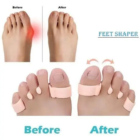 Коректор роздільник для пальців ніг силіконовий дорослий 2 шт. Beige (16380) - фото 4