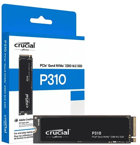 Твердотільний накопичувач SSD 2Tb Crucial P310 PCI-E 4.0 x4 7100 / 6000 МБ/с (CT2000P310SSD8) - фото 2