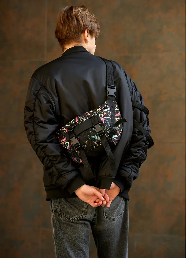 Чоловіча сумка бананка Sambag Dynamicdart 38 × 21 × 7 см (80411707m) - фото 4