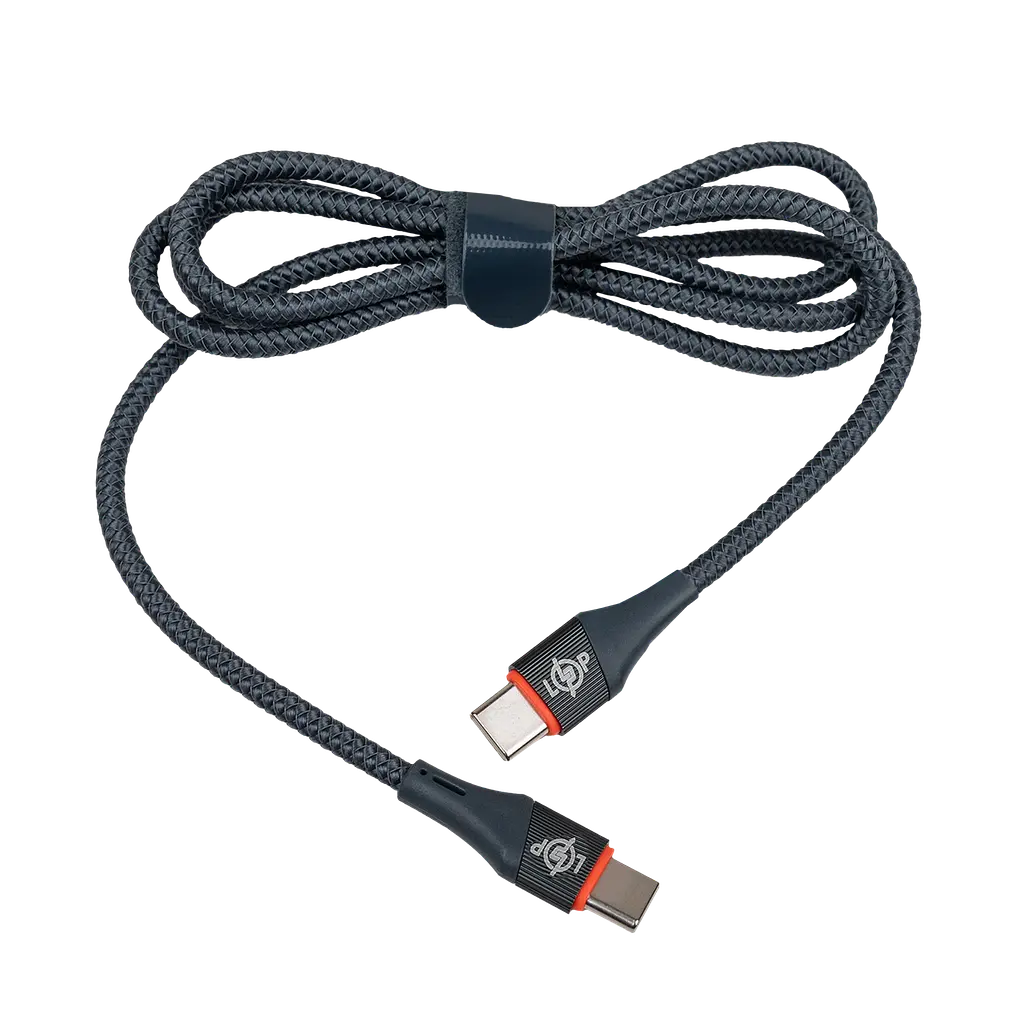 Кабель (шнур) для Apple IPhone 15 LogicPower Type-C to Type-C 5A 65W зі швидкою зарядкою (QC) 1м C201MCI - фото 2