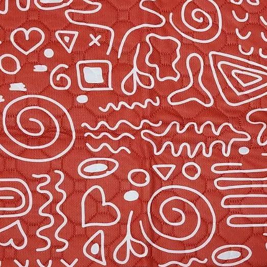 Багаторазова пелюшка для дітей Pelushka Red Abstraction, 40х60 см - фото 3