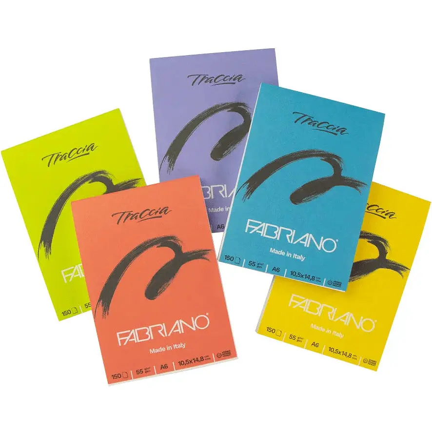 Блок бумаги для графики и каллиграфии Fabriano Traccia 55 г/м2 150 листов - фото 4