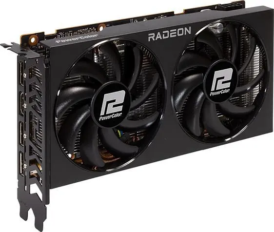 Відеокарта PowerColor AMD Radeon RX 6600 XT 8Gb Fighter BULK (AXRX 6600XT 8GBD6-3DH OEM) (GDDR6, 128 bit, PCI-E v4.0 x16) Б/в - фото 3