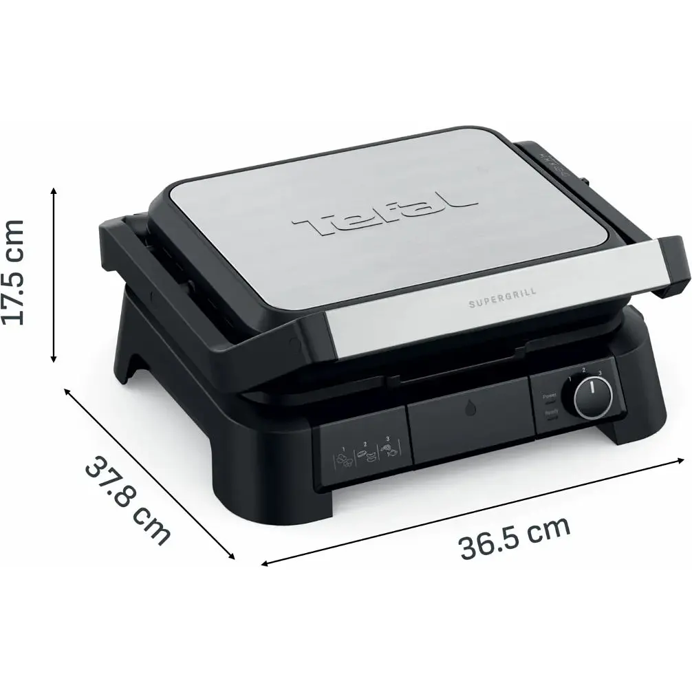 Уцінка. Гриль Tefal SuperGrill 4 в 1 (GC517DE0) - фото 4