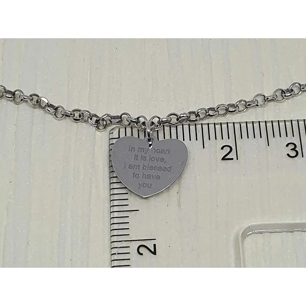 Срібне кольє Qvaliz Серце. 908S1695 55 - фото 3