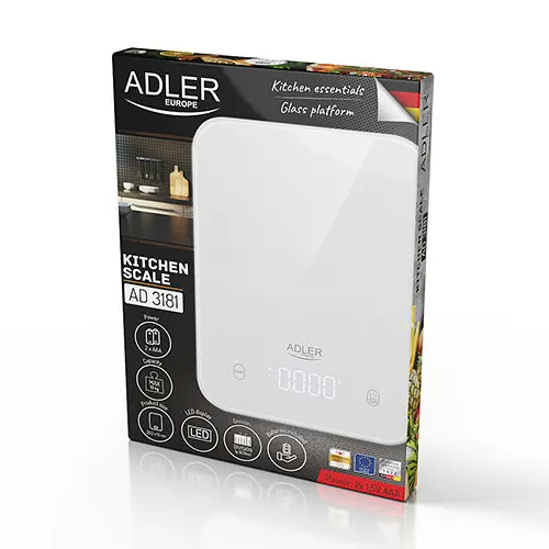 Ваги кухонні Adler AD 3181 white - фото 8