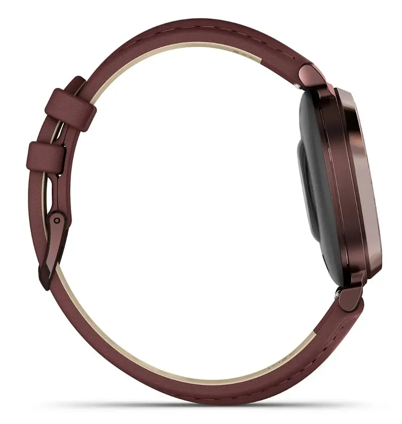 Смарт-годинник Garmin Lily 2 Dark Bronze with Mulberry Leather Band (010-02839-61) - фото 5
