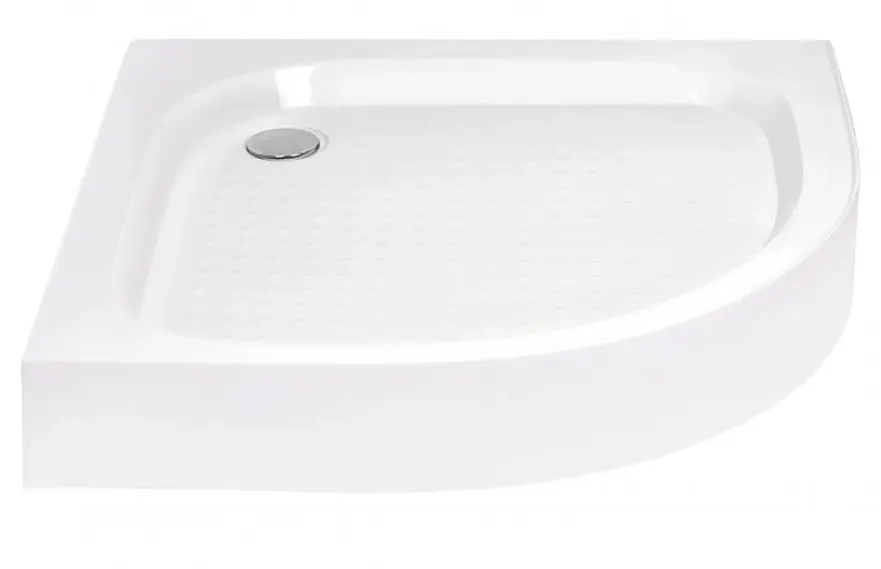 Набір Lidz Душова кабіна Latwa SC90x90.SAT.LOW.FR, напівкругла, скло Frost 4 мм + Душовий піддон Kapielka ST90x90x15 - фото 8