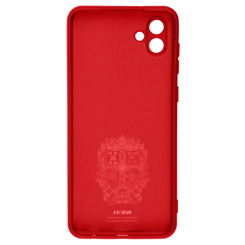 Чехол ArmorStandart ICON для Samsung A04 (A045) Camera cover Red (ARM63907) - фото 2