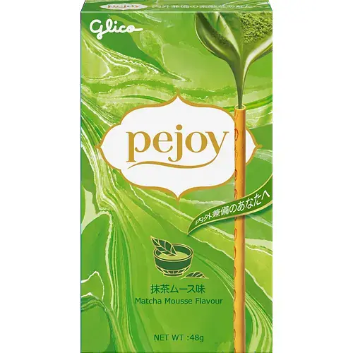 Бісквітні палички Glico Pejoy Matcha Mousse 48 г