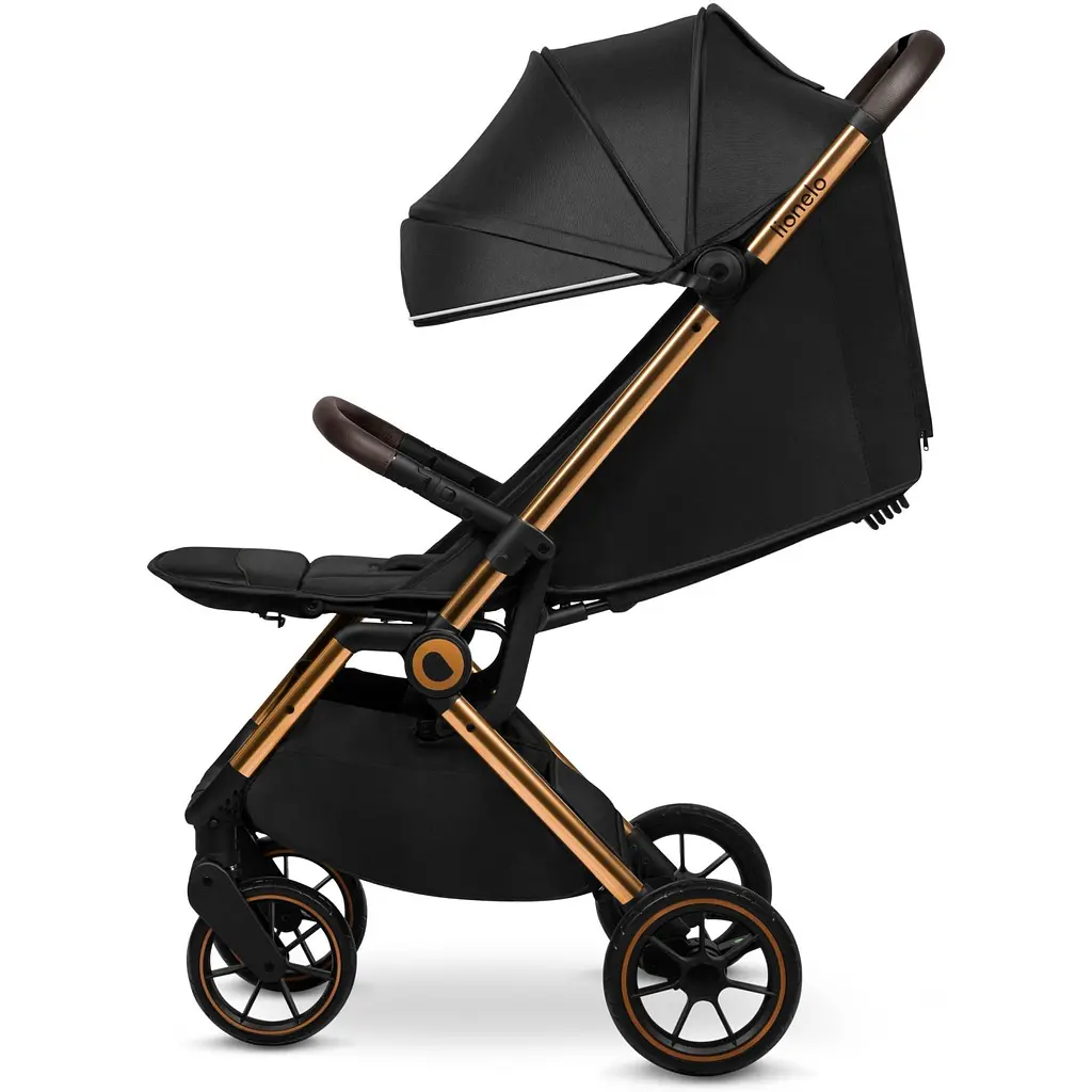 Прогулянкова коляска Lionelo Cloe Black Onyx, чорна (LO-CLOE BLACK ONYX) - фото 2