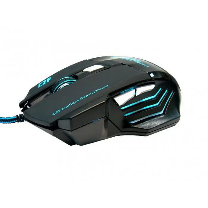 Ігрова дротова мишка Gaming mouse LED G-509-7 Чорна - фото 3