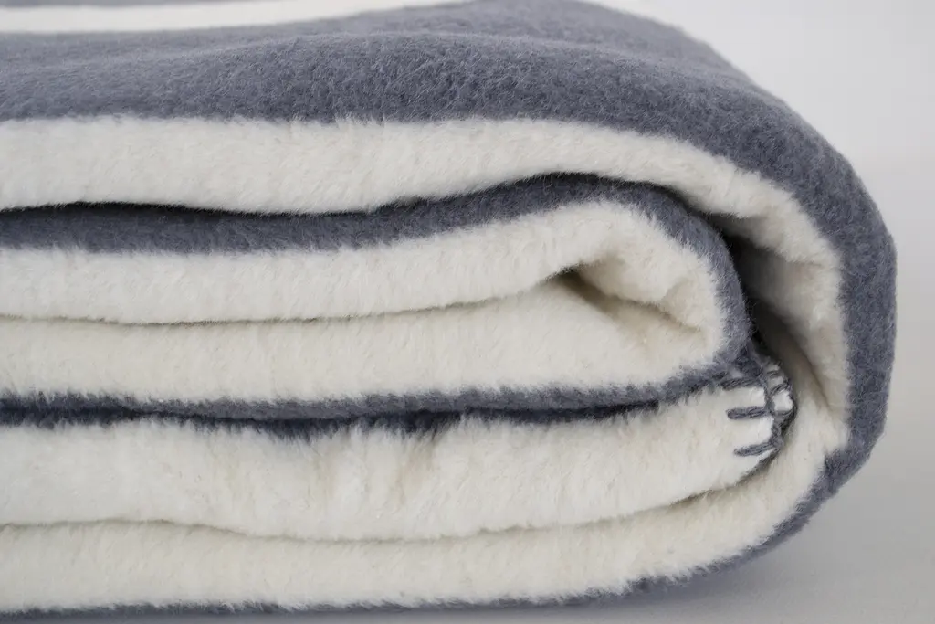 Плед Lotus Home - Infinity Stripe серый 200x220 - фото 5