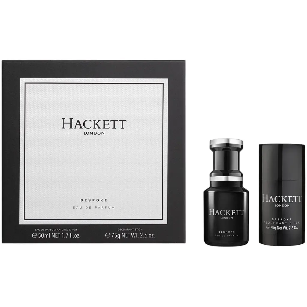 Набор Hackett London Bespoke: парфюмированная вода 50 мл + дезодорант-стик 75 г (8436581947335) - фото 2