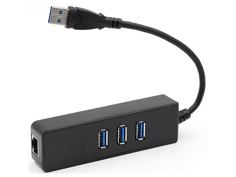 Мультипортовий адаптер Dynamode USB-C 3.1 RJ-45 + 3-Port (USB3.1-TYPEC-RJ45-HUB3) - фото 5