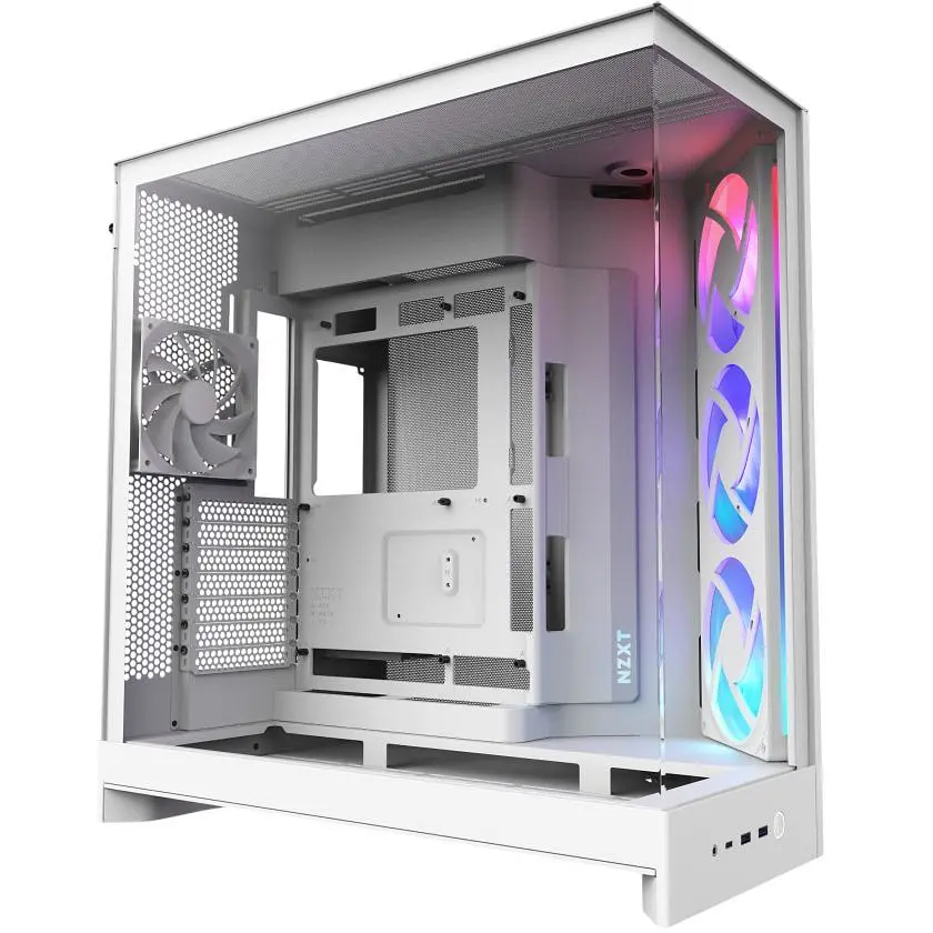 Корпус NZXT H9 Flow RGB White ( см-H92FW-R1) - фото 3