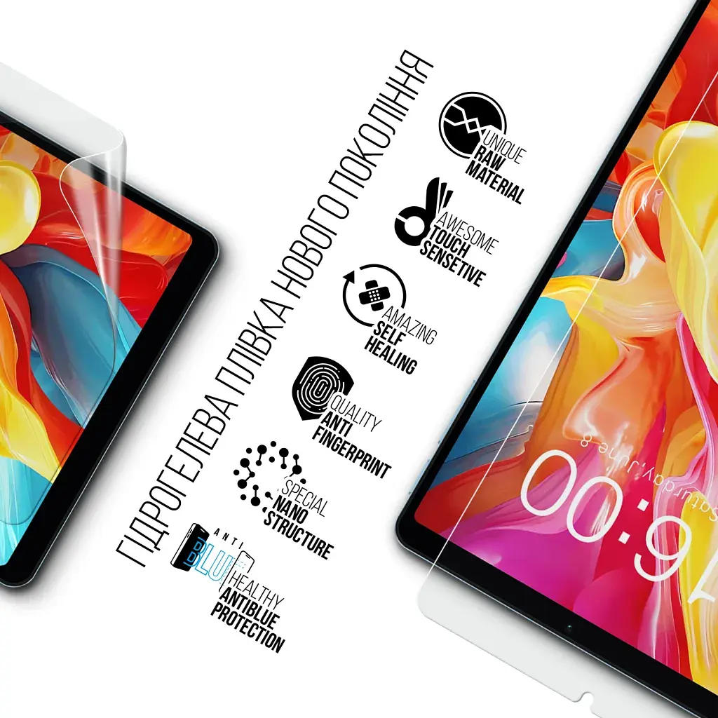 Плівка захисна Armorstandart Anti-Blue hydrogel Teclast T50 Mini 8.68inch LTE (ARM93982) - фото 2